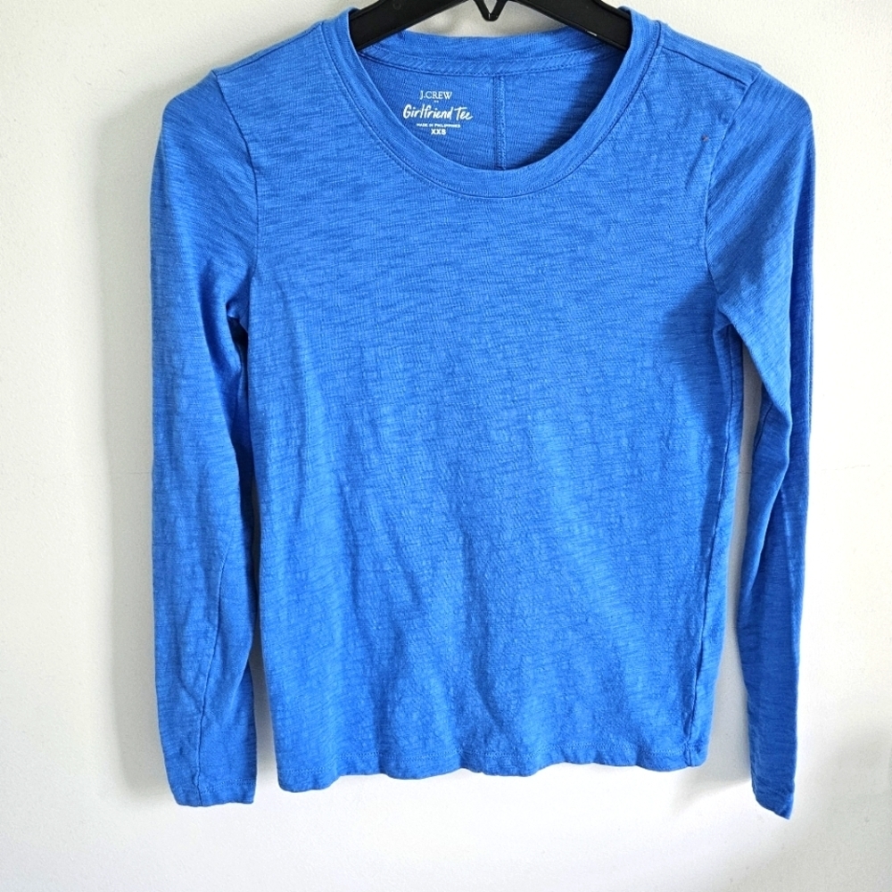 J Crew Blue Girlfriend Tshirt